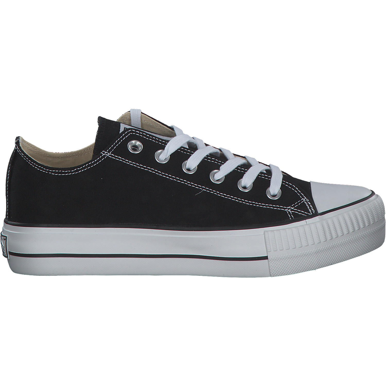 British Knights Kaya Low B49, Sneakers Low, Damen, black love heart