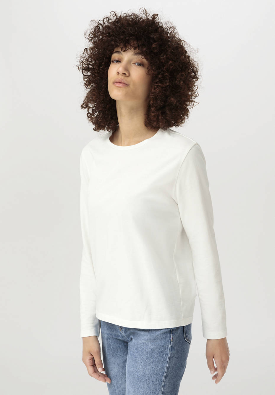 Langarmshirt aus reiner Bio-Baumwolle