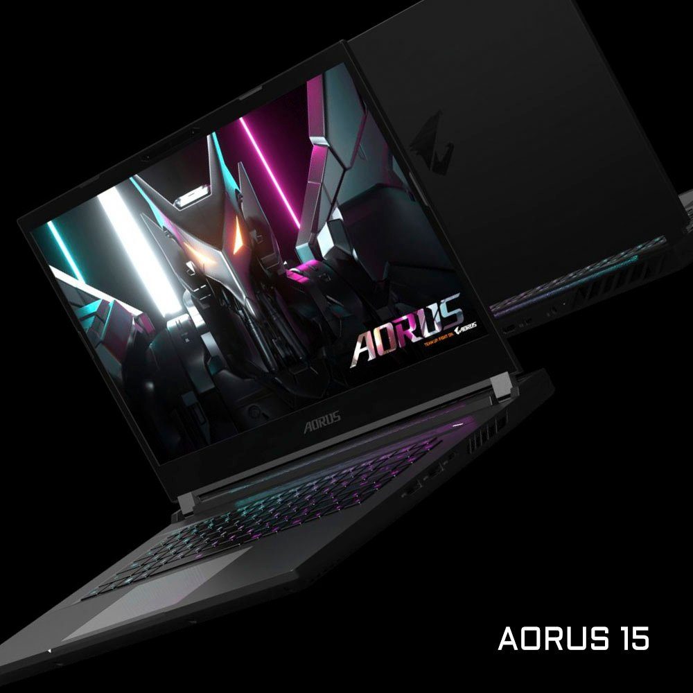 Gigabyte AORUS 15 BKF-73DE754SH Gaming-Notebook (39,6 cm/15,6 Zoll, Intel Core i7 13700H, GeForce RTX 4060, 1000 GB SSD)