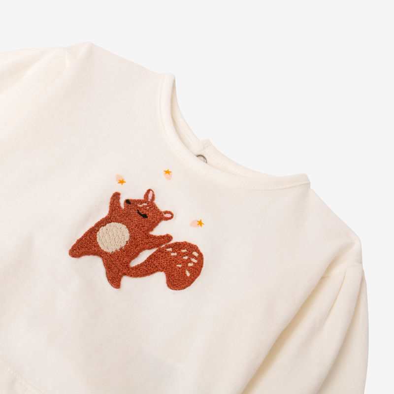 Tee-shirt bio bébé fille écureuil Catimini