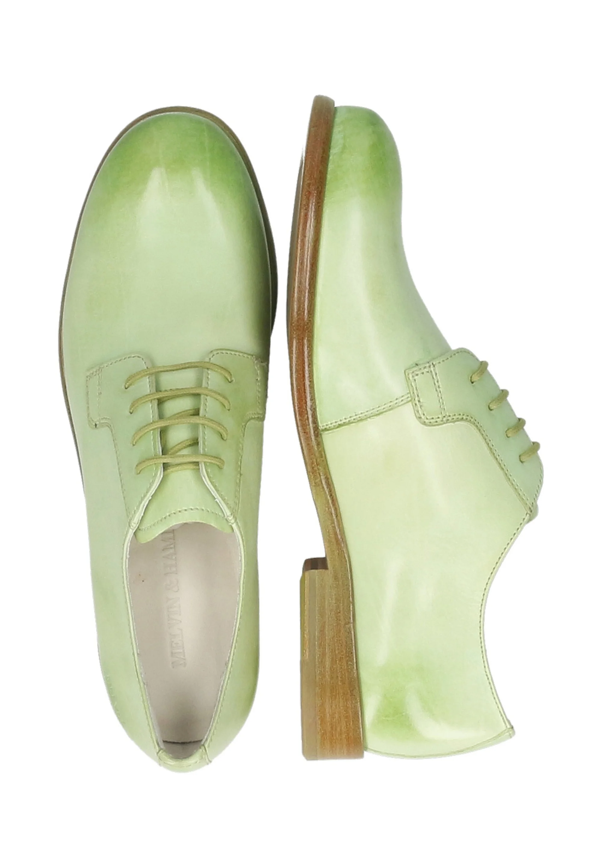 Melvin & Hamilton REGINE 16 CRUST SEAWEED CRUST MILITARY - Zapatos con cordones