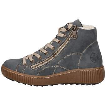 Rieker Schnür Boots in blau