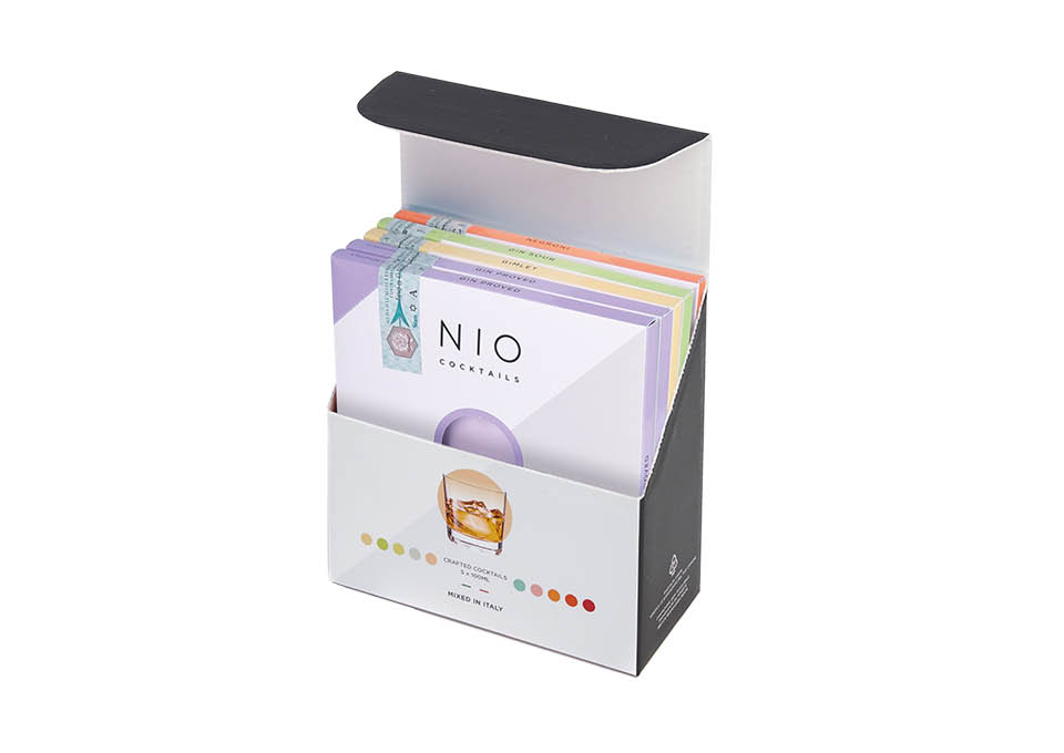 Box Gin Lover 5 Cocktail Ready to Drink Nio Cocktails 500 ㎖, Coffret