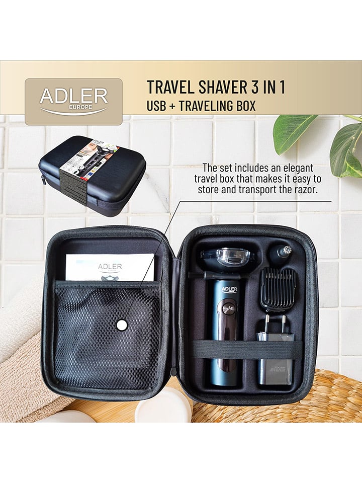 Adler Europe Reiserasierer 