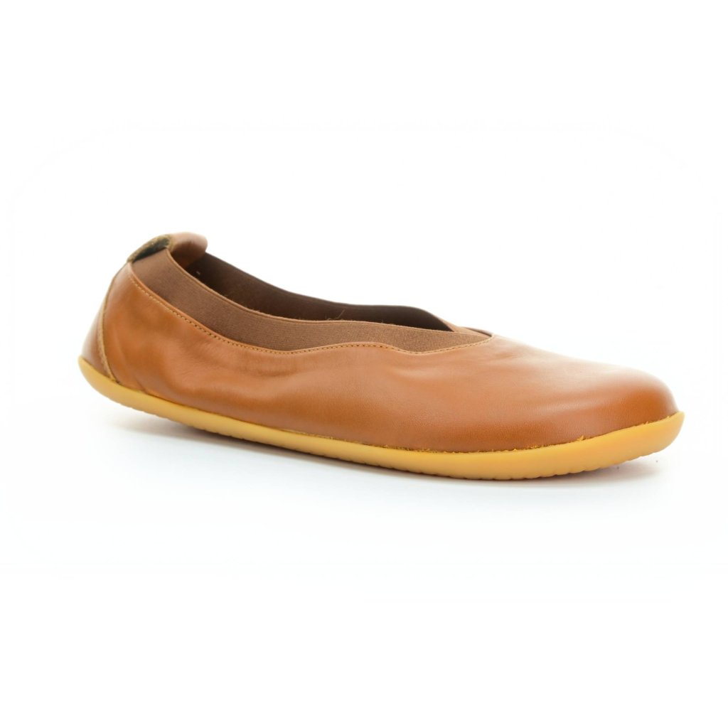Vivobarefoot Opanka Tan Barfuß-Ballerinas