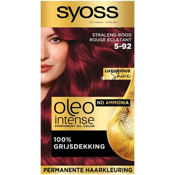Syoss Oleo Intense 5-92 Ragyogó vörös hajfesték