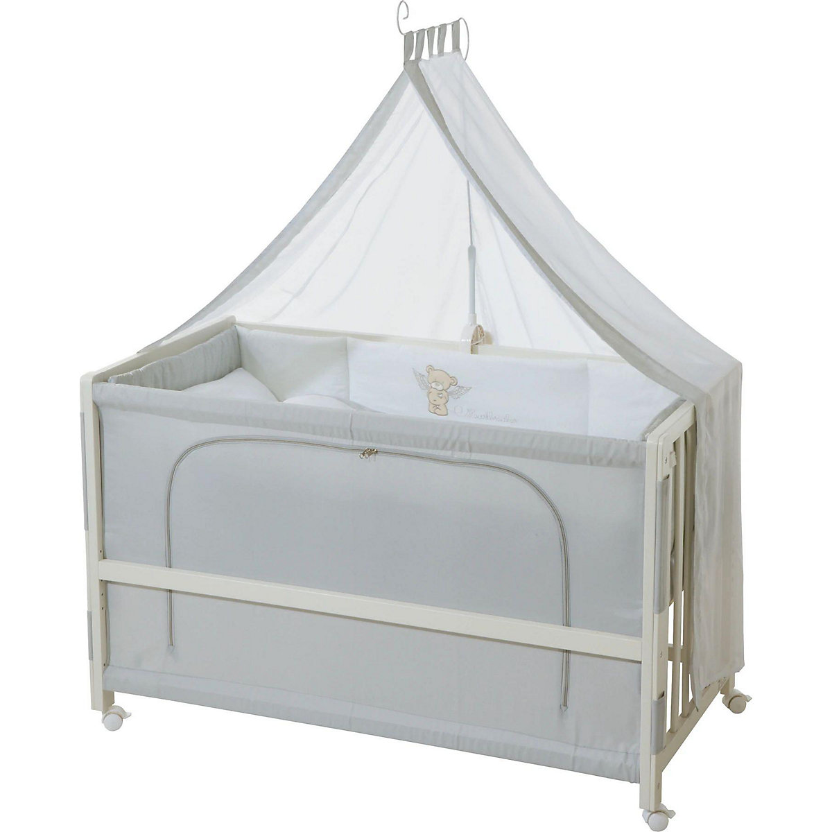 Room Bed, 60 x 120 cm Heartbreakerbär weiß