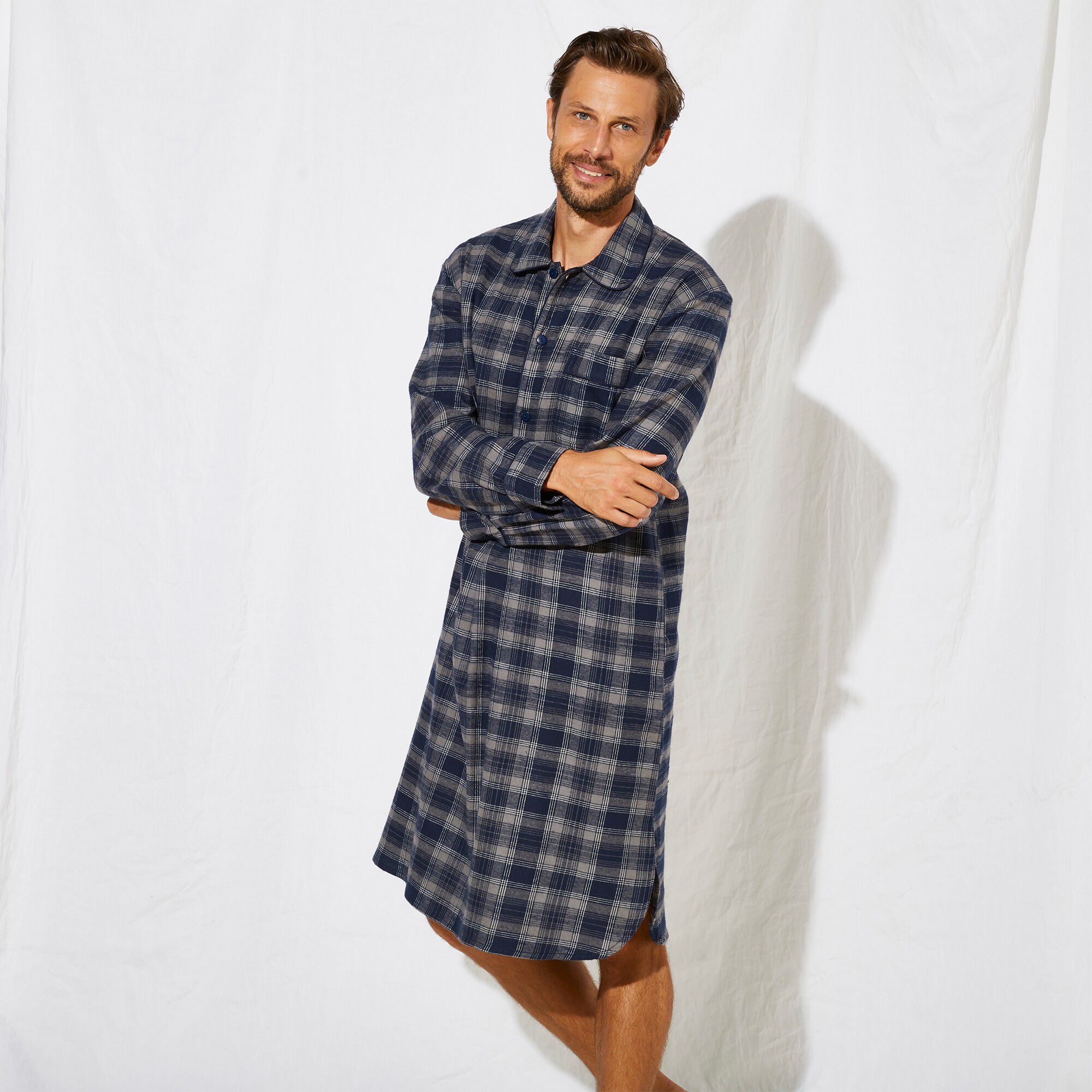 Liquette pyjama pilou carreaux