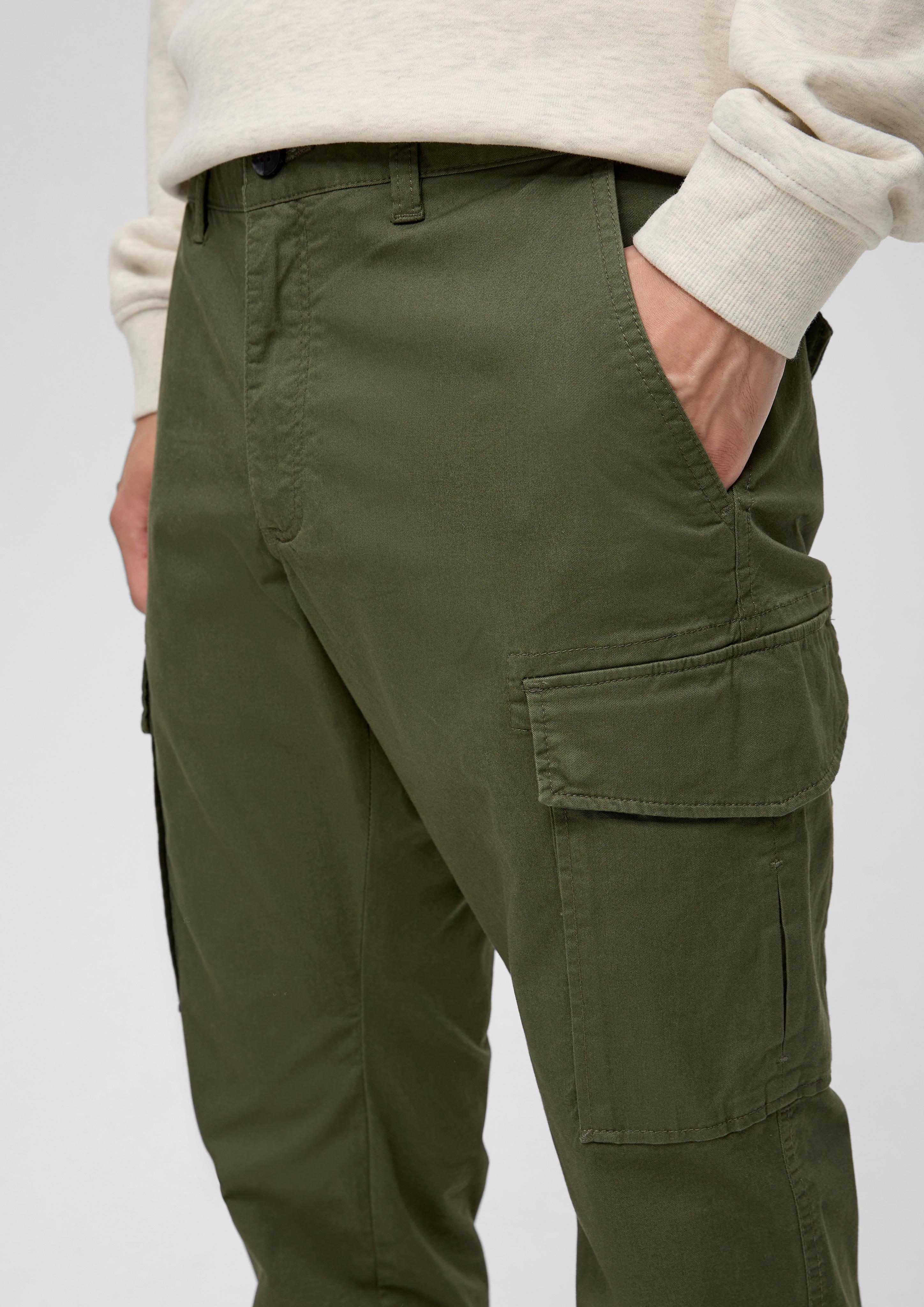 Regular: Cargohose aus Baumwollstretch  2136168-7940