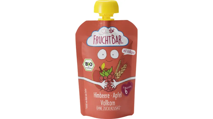 FRUCHTBAR Quetschie Himbeer Apfel Vollkorn 100 g