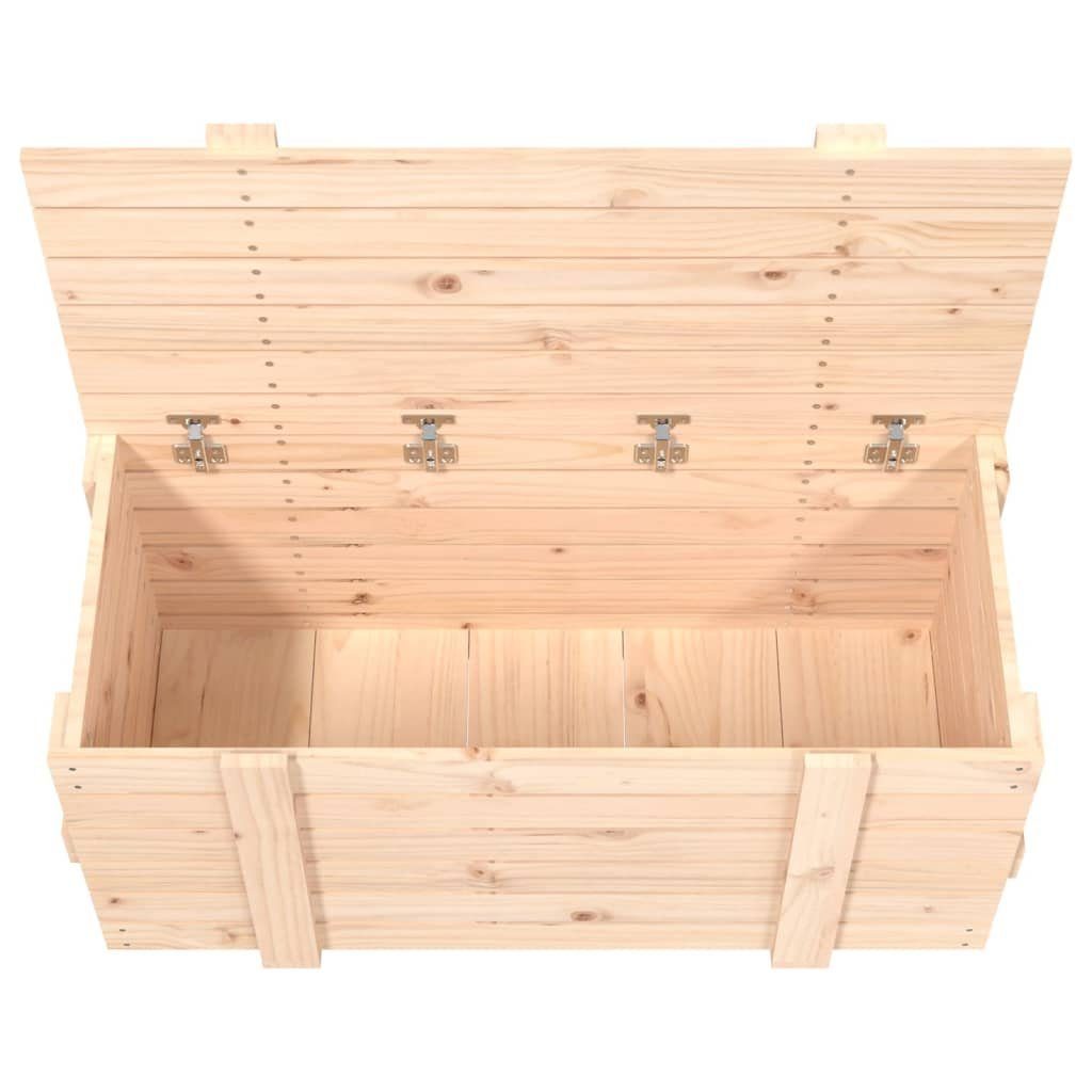 vidaXL Aufbewahrungsbox Truhe 91x40,5x42 cm Massivholz Kiefer (1 St)