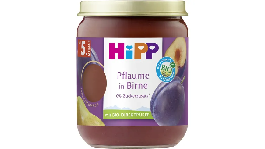 HiPP Premium Früchte: Pflaume in Birne 160 g