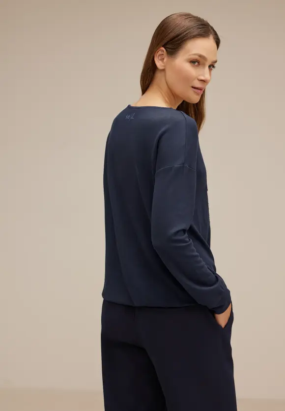 Street One Langarmshirt mit Pailletten