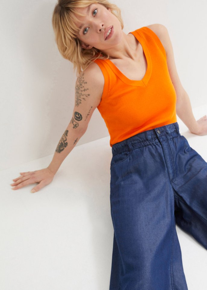 Jeans-Bermuda aus TENCEL™ Lyocell
