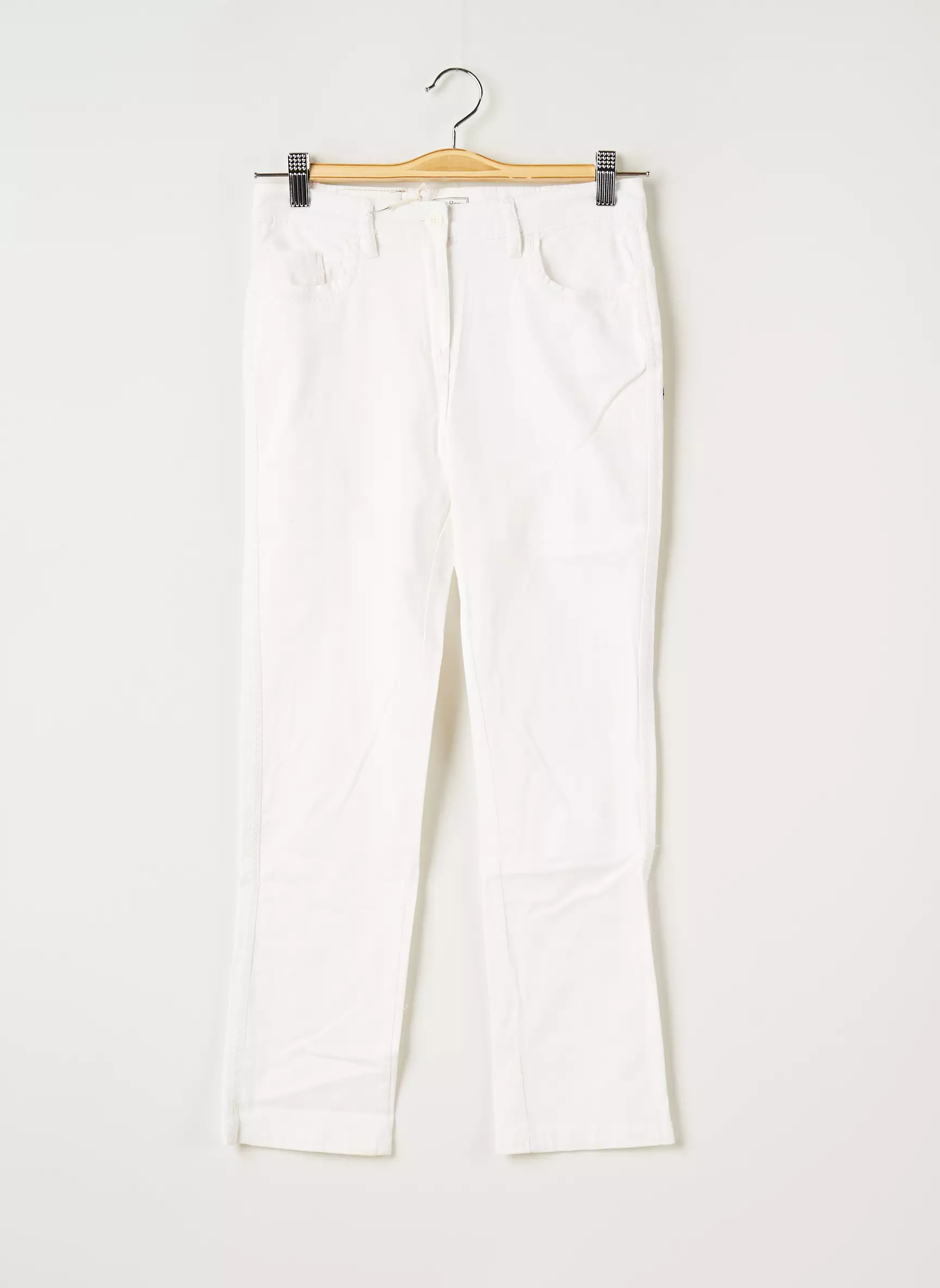 C Est Beau La Vie Pantalons Flare Femme couleur blanc