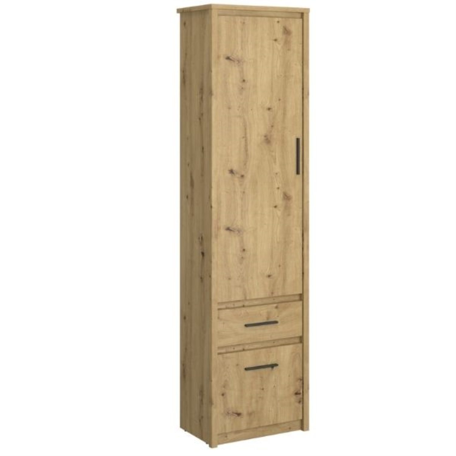 OK-Living CD-Regal Ayleen, Artisan-Eiche, 56 x 211 cm