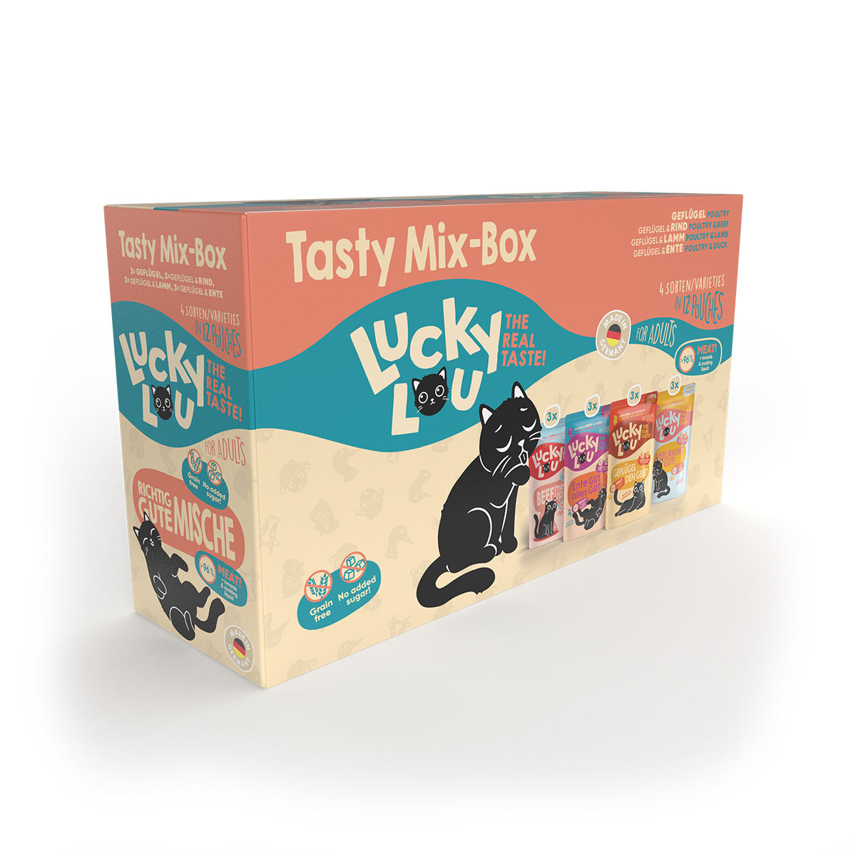 Lucky Lou Lifestage Adult Tasty-Mix 12x125g kaufen bei ZooRoyal