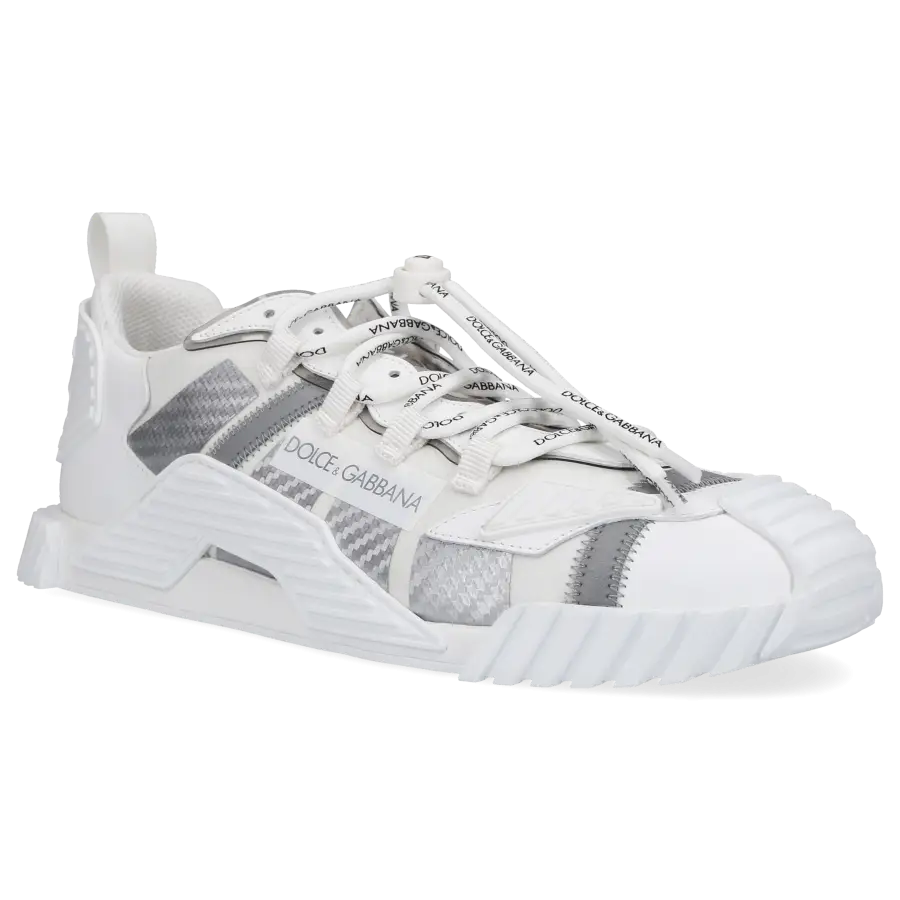 Dolce & Gabbana - Sneaker low NS1 Materialmix - weiß
