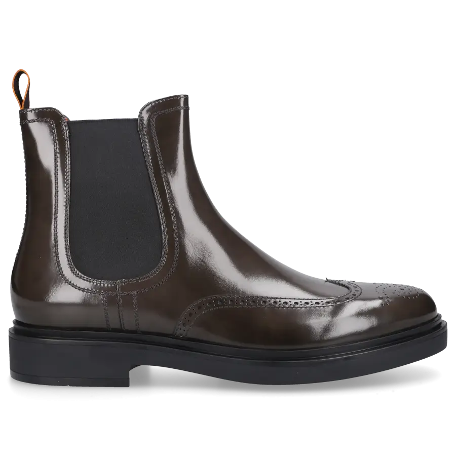 Santoni - Chelsea Boots 17855 Kalbsleder - bronze