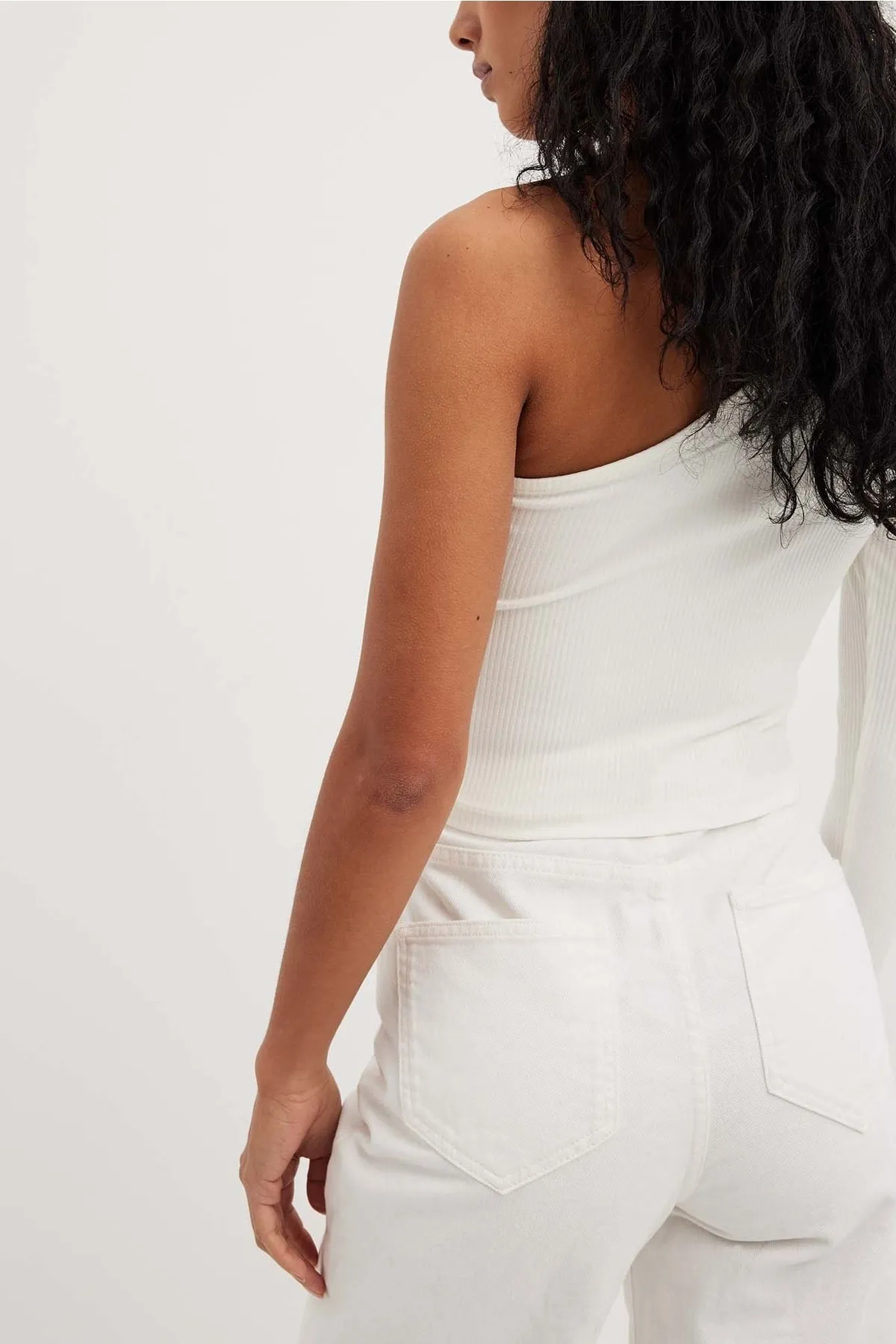 NA-KD  One-Shoulder-Rippoberteil