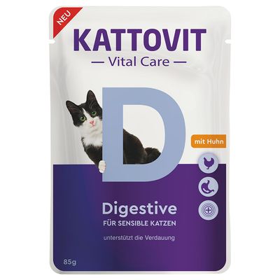 Kattovit Vital Care Digestive Pouches mit Huhn