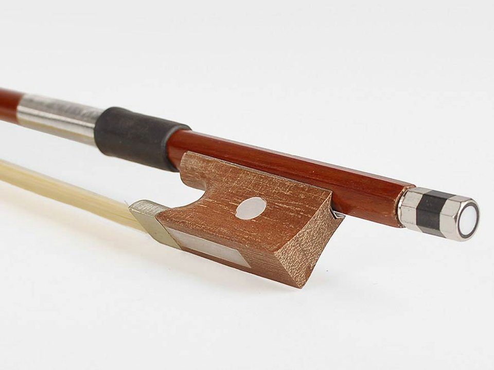 Leonardo Bowed Instruments Violine 4/4 Geige Komplett-Set Student LV-1044 mit Bogen, Harz, Stimmgerät