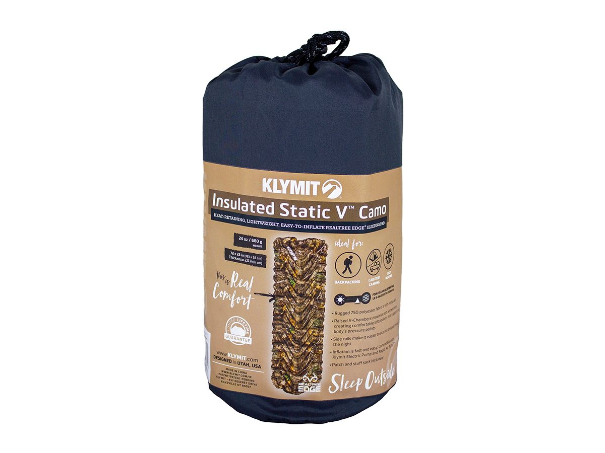 Klymit Insulated Static V Realtree Edge Camo Isomatte