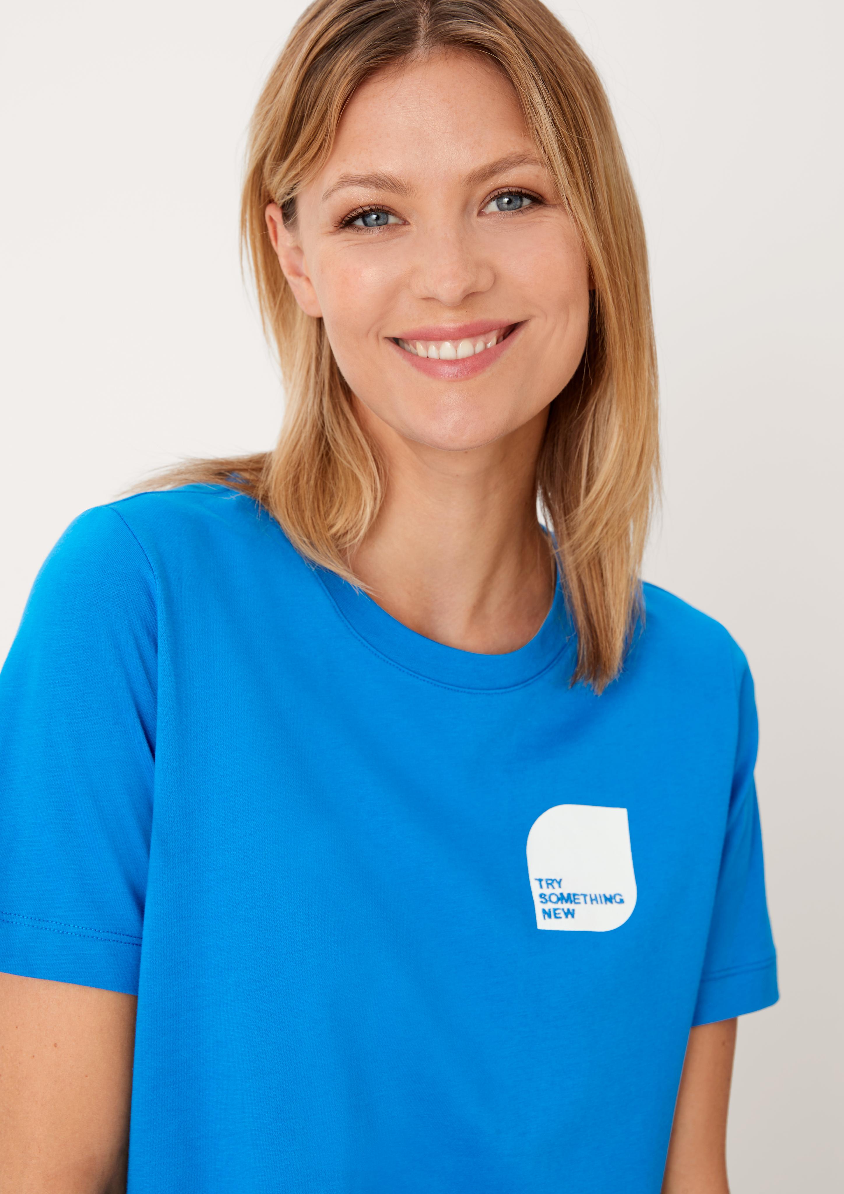 Lockeres Jerseyshirt mit Print  2125238-55D1
