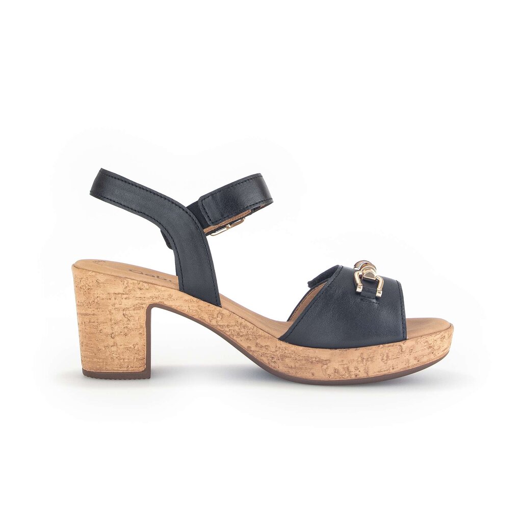 Gabor fashion Plateau Sandale schwarz