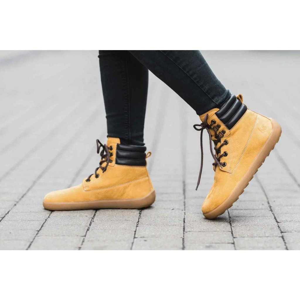 Be Lenka Nevada Mustard Barfuß-Übergangschuhe