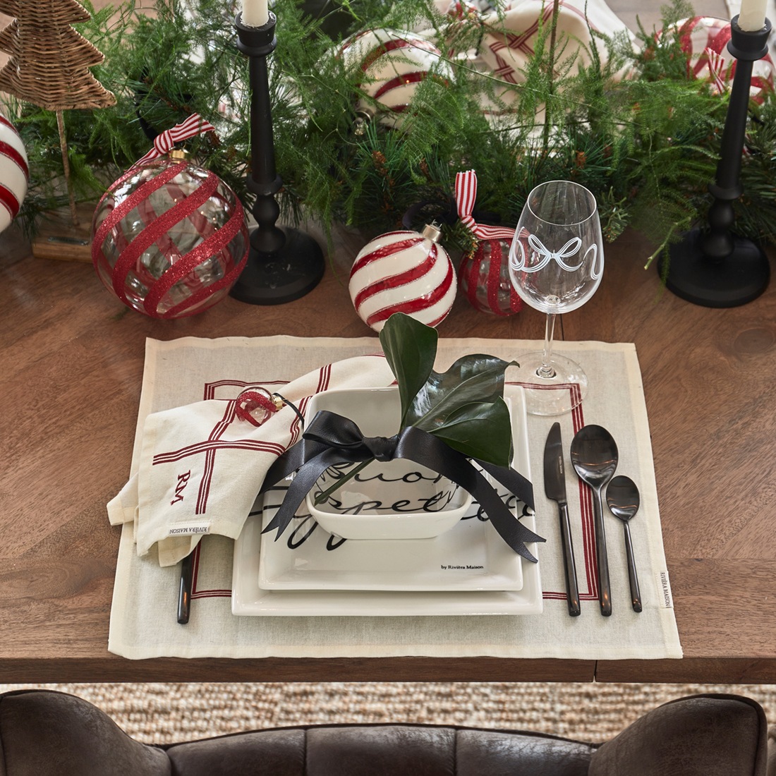 Christmas Ribbon Servietten 2 Stück