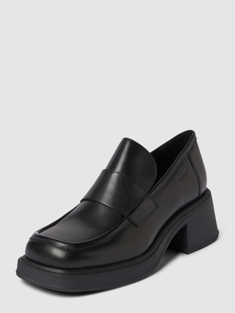 Loafer aus echtem Leder Modell 'DORAH' in schwarz