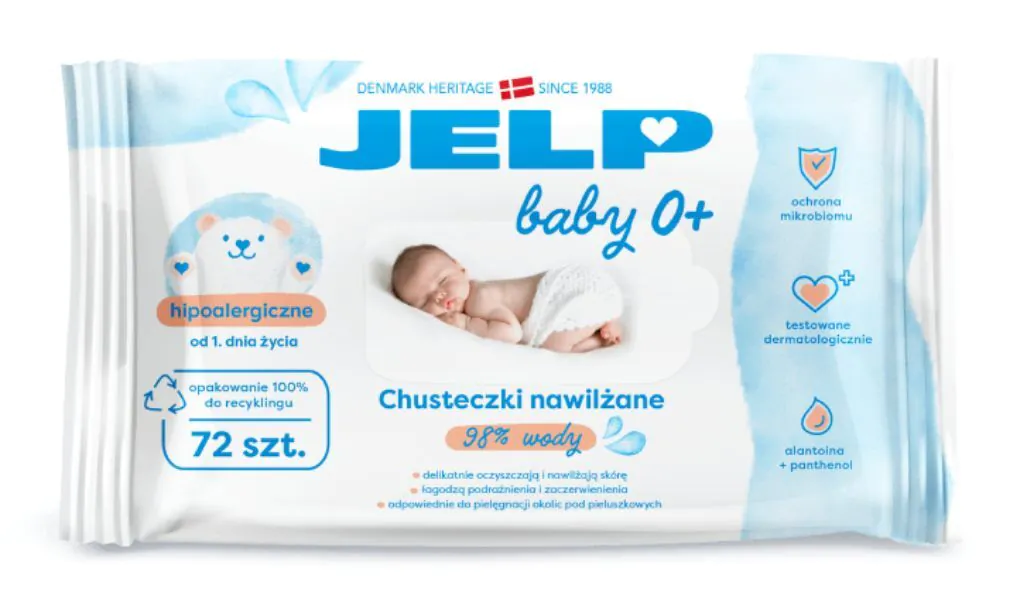Jelp Baby 0+ влажне марамице