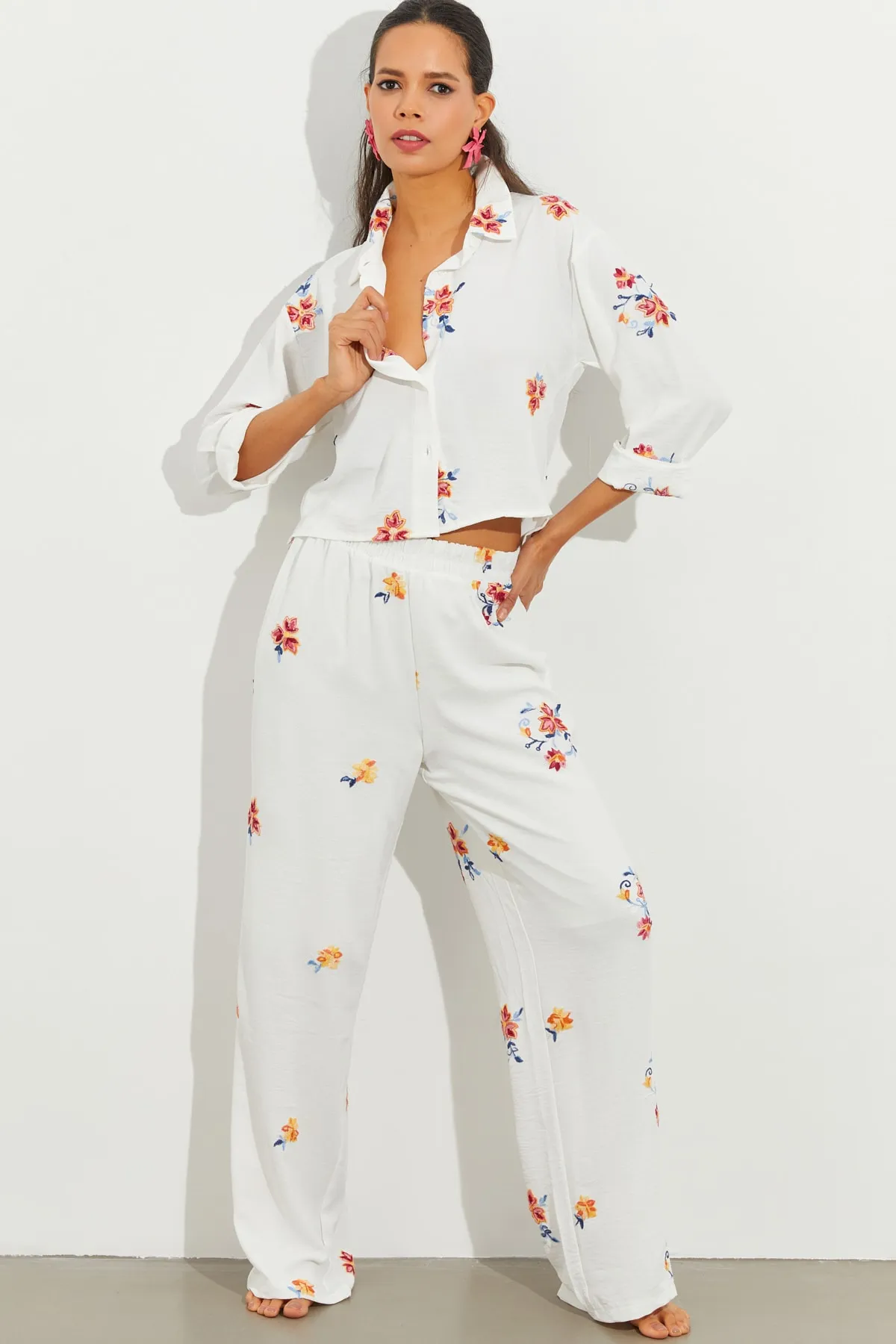 Cool & Sexy  Zweiteiler - Weiß - Regular Fit