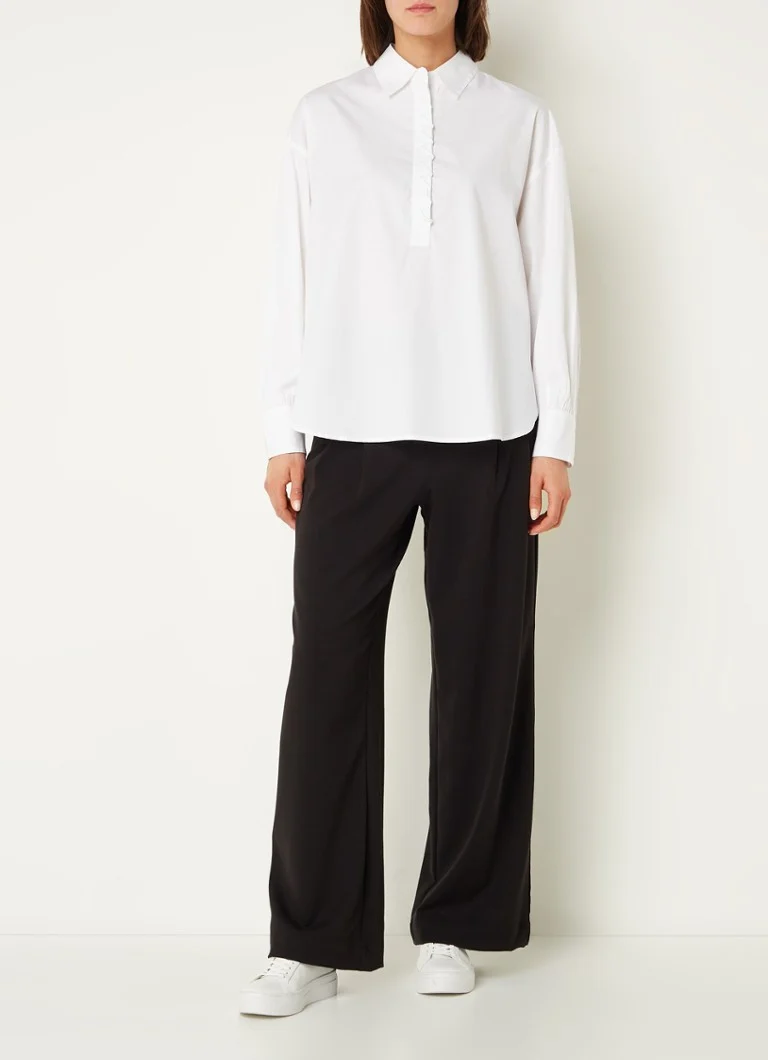 French Connection Agnes blouse in lyocell blend