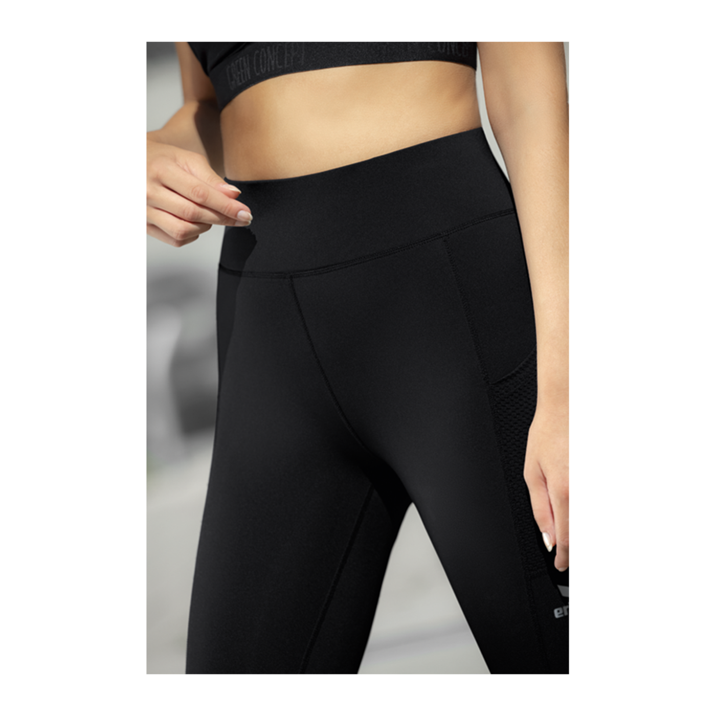 Erima Leggings Training Damen Schwarz