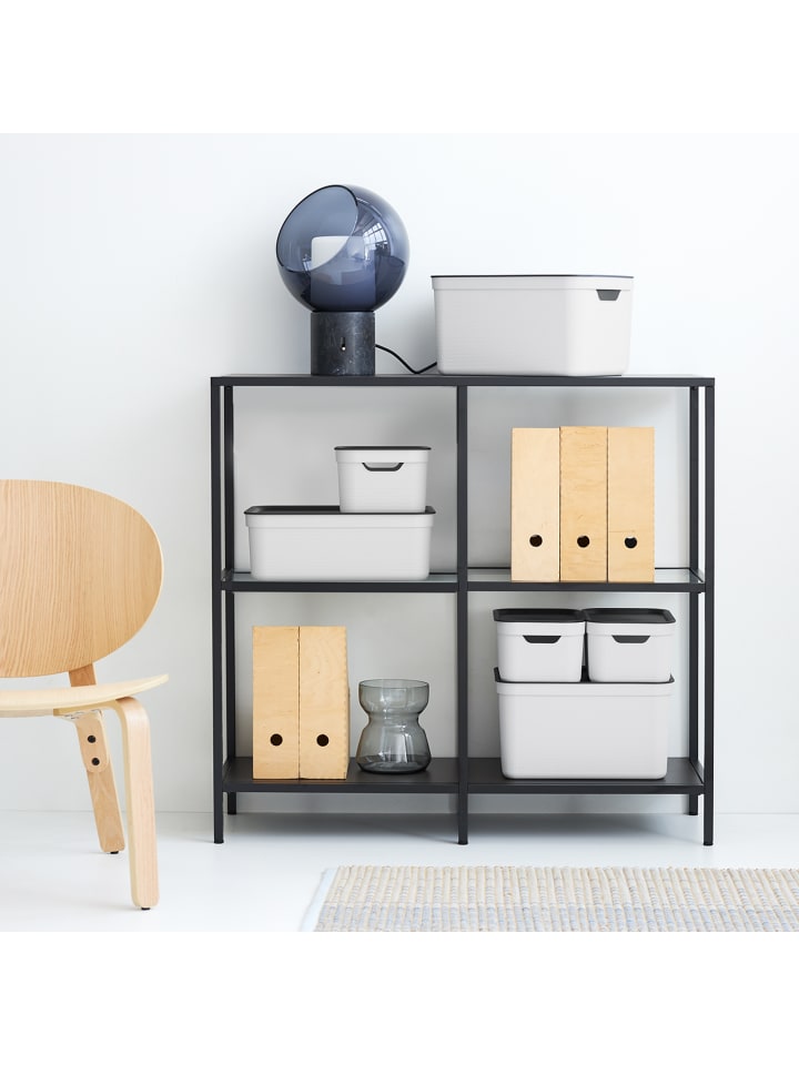 Rotho 3er Set Aufbewahrungsbox mit Deckel 10L JIVE in Mistelweiß günstig kaufen onesize