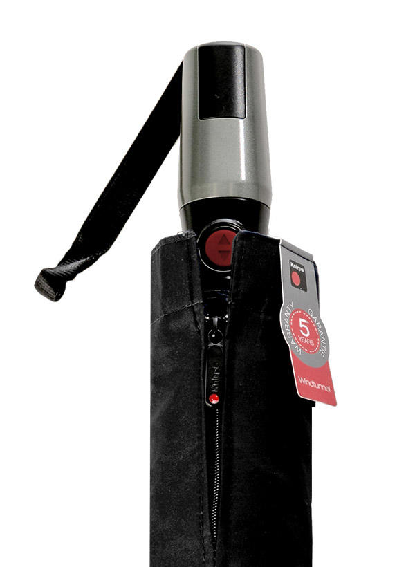Knirps, Regenschirm Extra Large, Duomatik, schwarz