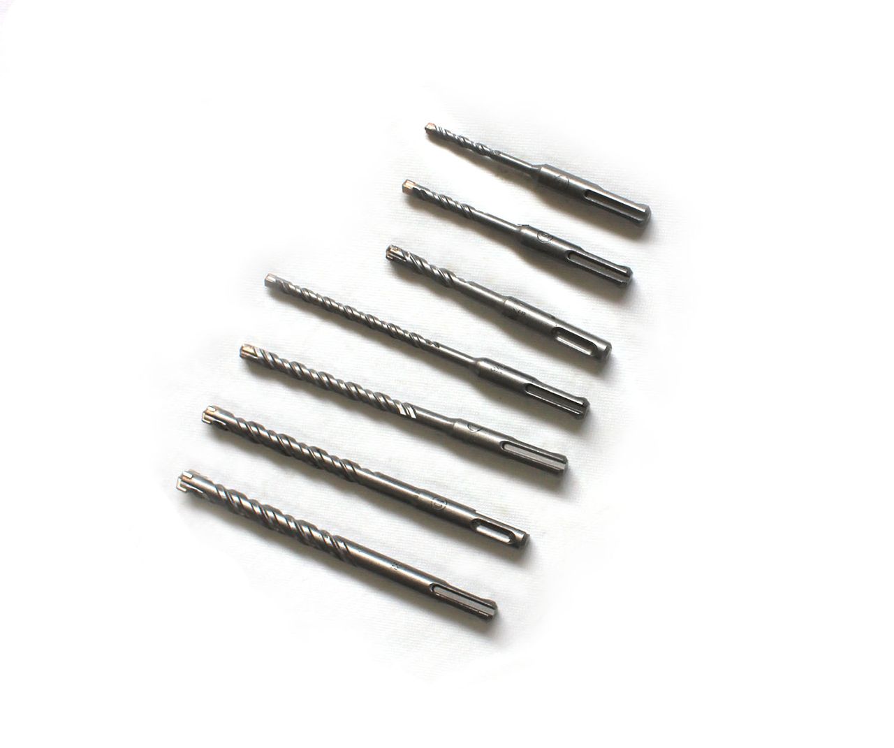 Vago-Tools Bohrer SDS Plus 7 tlg Set doppelter Wendel  Kreuz Quadro