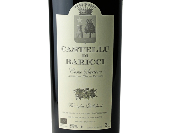 Castellu Di Baricci Rouge 2019 Corse Sartène