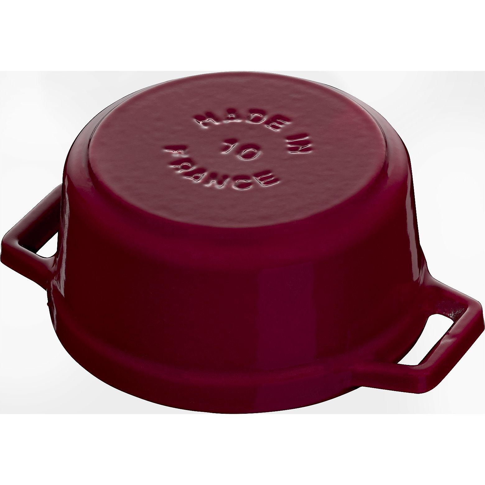Mini Cocotte 10 cm, rund, Bordeaux, Gusseisen