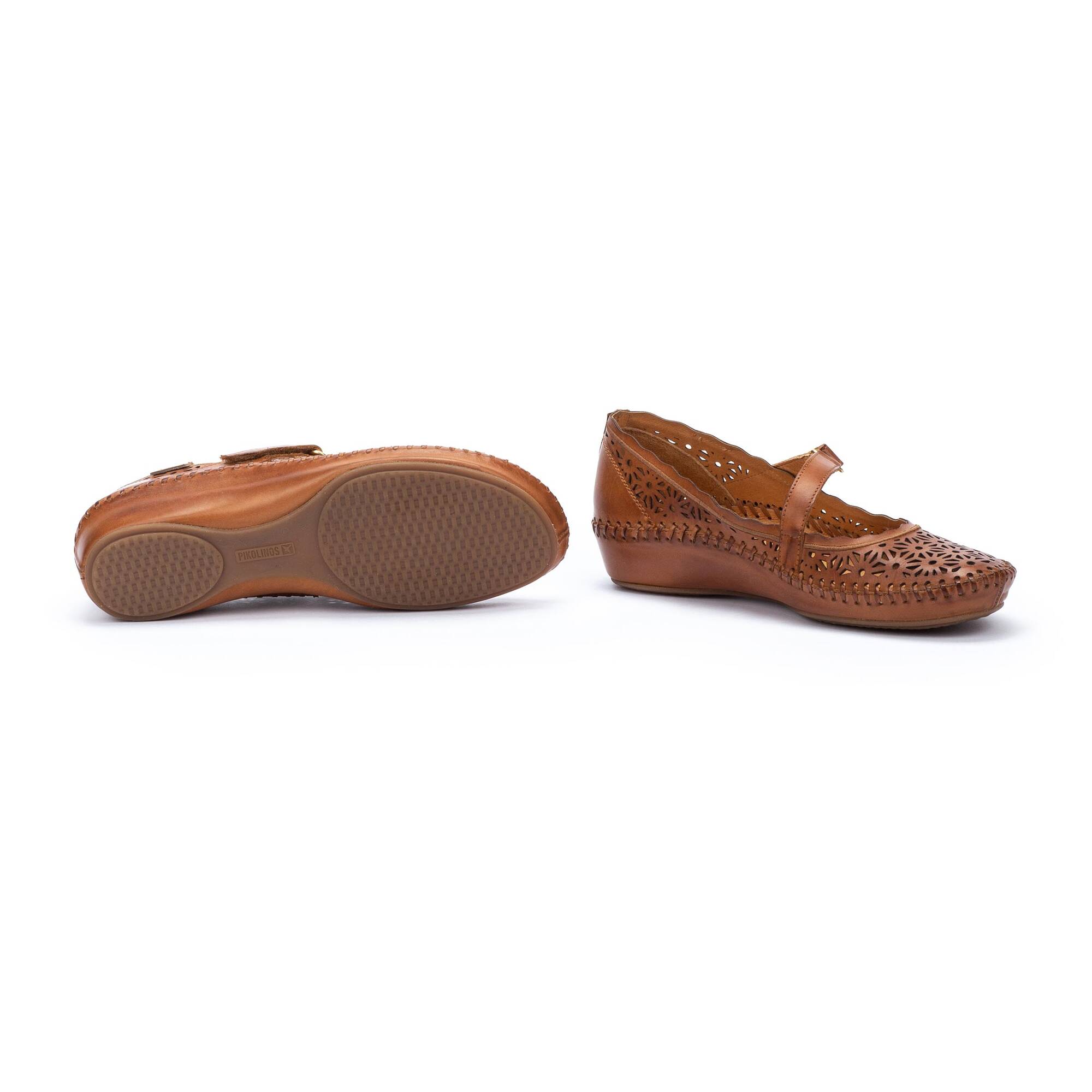 Baleriny damskie zapinane na rzepy - BRANDY