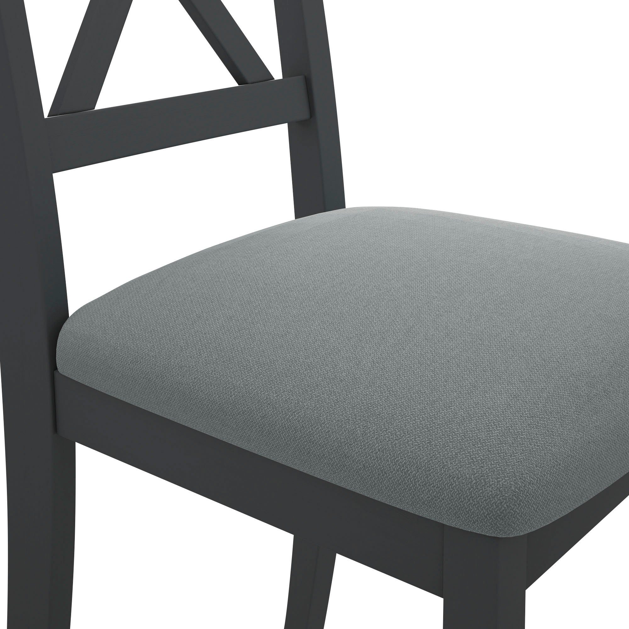 Home affaire 4-Fußstuhl Olivia (Set, 2 St), Gestell Buche Massivholz lackiert
