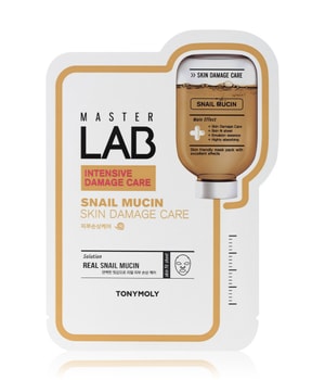 TONYMOLY Master Lab Sheet Mask Snail Mucin Gesichtsmaske-19 g