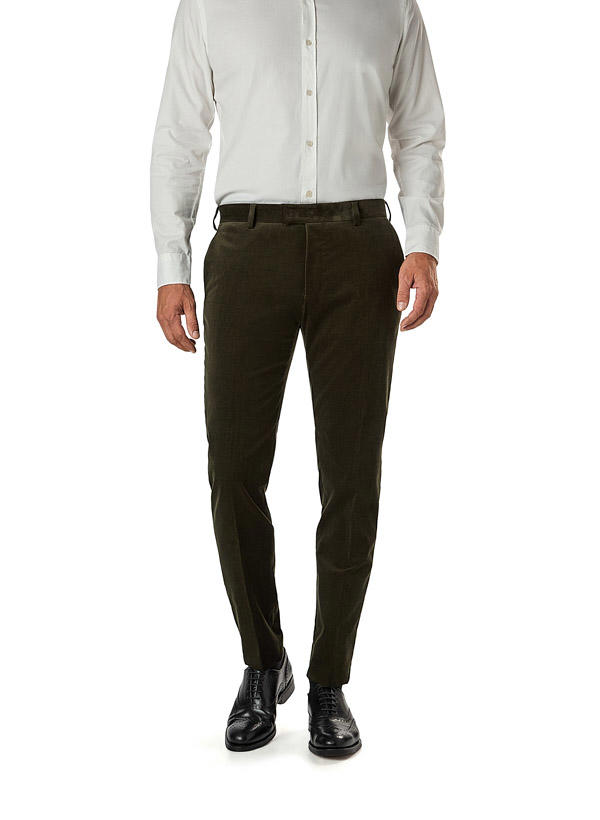 Strellson, Hose Melwin, Slim Fit, Cord, grün