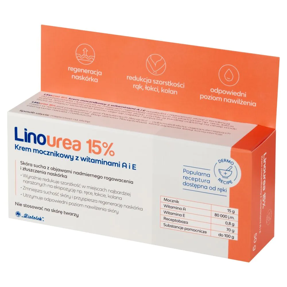 Κρέμα Linourea 15% Ουρία με Βιταμίνες Α και Ε -
