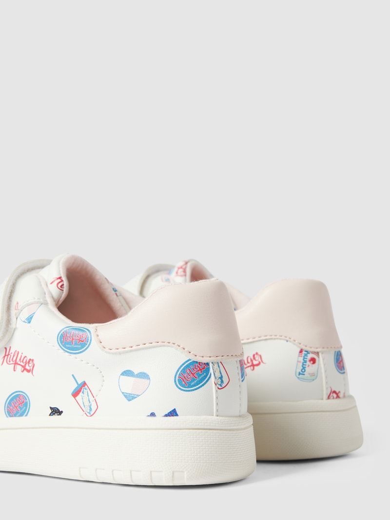 Sneaker mit Logo-Muster Modell 'SKYLER' in weiß