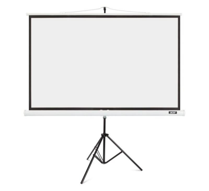 ACER Projektionsbildschirm mit Stativ T82‐W01MW Schwarz, Matt Weiß 16:10 82.5 zoll 82.5 zoll