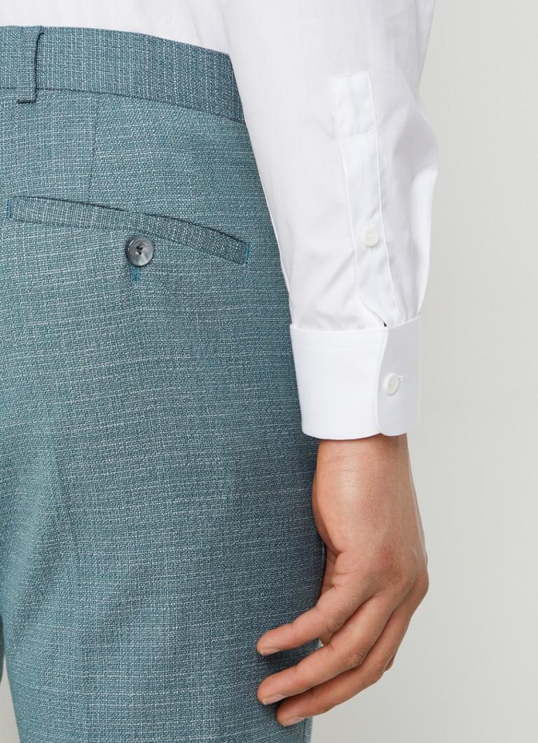 Strellson Kynd smal passform, cropped bukser med melert mønster