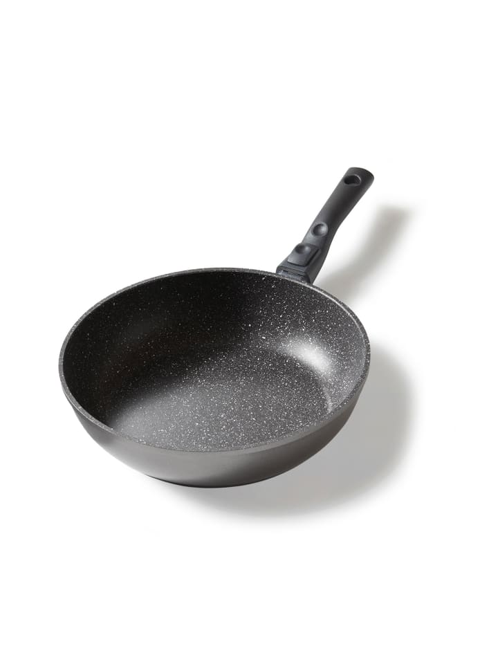 Stoneline Schmorpfanne mit abnehmbarem Griff | ohne Deckel in Anthrazit | 24cm günstig kaufen Ø 24cm